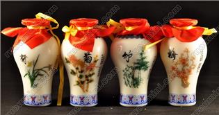 Rare Chinese spirit set by ceramic