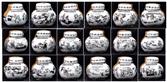 Extremely Rare Chinese mini spirit set with 18 different Legend stories painted on bottle