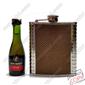 Flask Leather 10.5* 9.5 cm