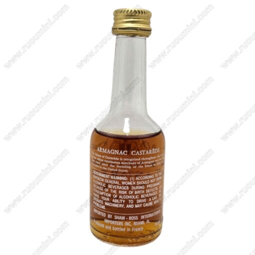 AMG-CASTA-001 CASTAREDE armagnac VSOP miniatures bottles - Hình ảnh 2