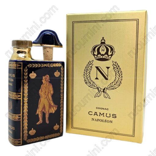 CO-CA-015 Miniature rare Camus Book Napoleon Blue edition,22k gold plated