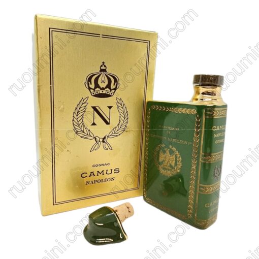 CO-CA-016 Miniature rare Camus Book Napoleon Green edition, 22k gold plated - Hình ảnh 2