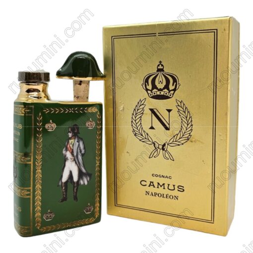 CO-CA-016 Miniature rare Camus Book Napoleon Green edition, 22k gold plated