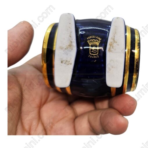 CO-CA-045 Miniature/ Extra rare Camus Barrel Blue - 22k gold plated - Hình ảnh 4