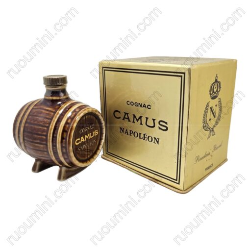 CO-CA-048 Extra rare Camus Barrel dark brown - 22k gold plated - Hình ảnh 2