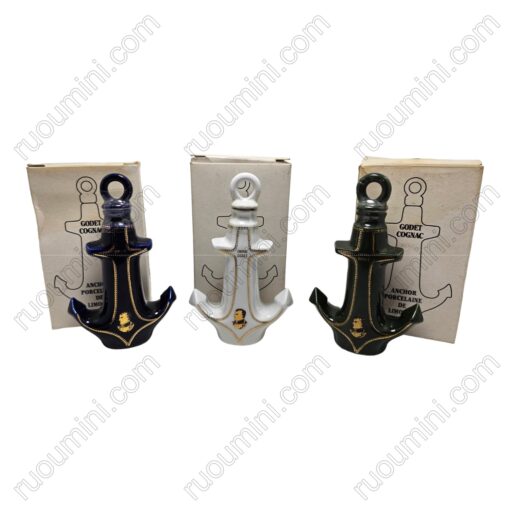 CO-GO-001 Godet cognac Anchor set , mini bottles, miniflaschen - Hình ảnh 2