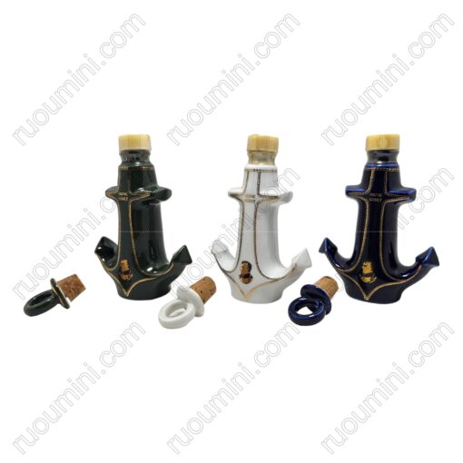 CO-GO-005 Godet cognac Anchor set , mini bottles, miniflaschen - Hình ảnh 3