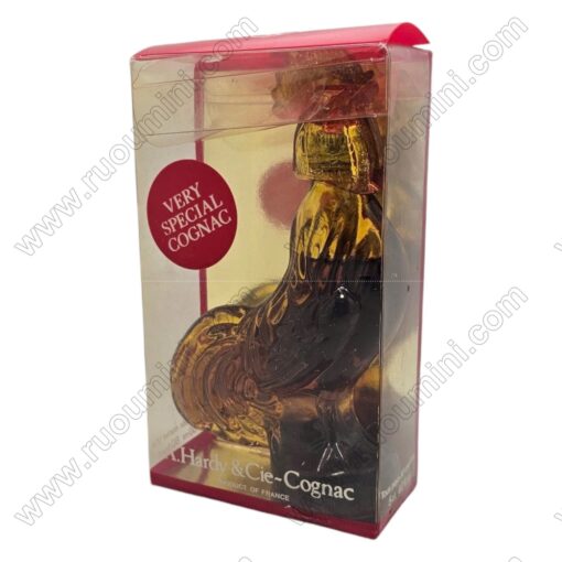 CO-HARDY-004 Rare Hardy & Cie-cognac, rooster shape , miniature 5cl - Hình ảnh 2