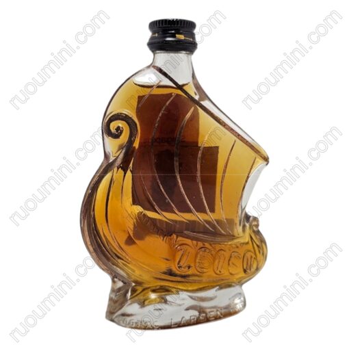 CO-LAR-017 Rare Larsen cognac ship shape GLASS VERSION SET - Hình ảnh 5