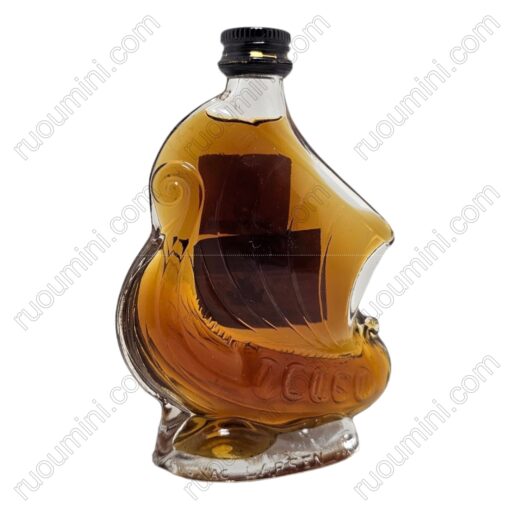 CO-LAR-017 Rare Larsen cognac ship shape GLASS VERSION SET - Hình ảnh 7