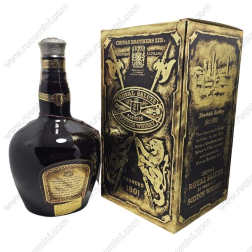 FS-CV-004 SIZE CHIVAS ROYAL SALUTE 21 YO BROWN ANCIENT VERSION - Hình ảnh 3