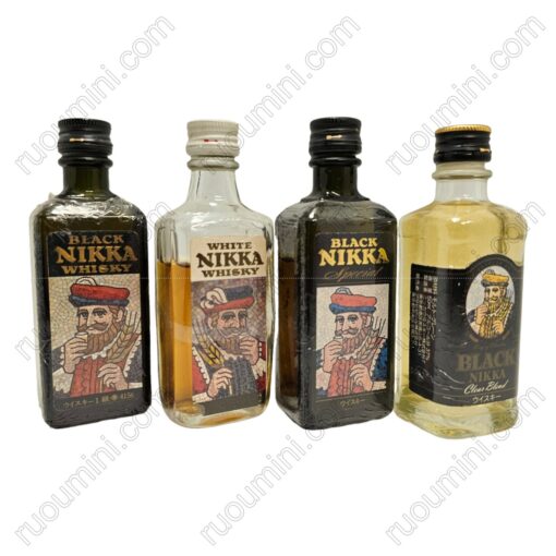 JP-NK-028 Nikka Black set 4 bottles , Japanese whisky