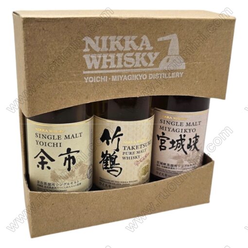 JP-NK-084 Nikka YOICHI MIYAGIKYO Set 3 bottles, miniflaschen - Hình ảnh 2