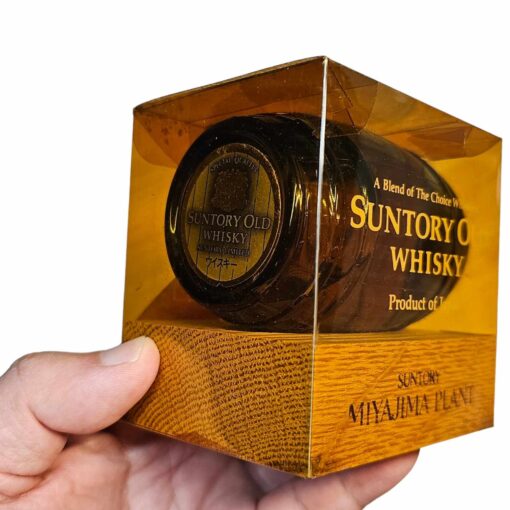 JP-STR-006 Suntory Japan whisky , mini bottles, barrel shape - Hình ảnh 2