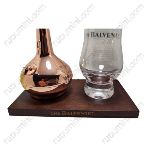 PK-017 THE BALVENIE Set gold rose plated Post still (by metal) & glass - Hình ảnh 5