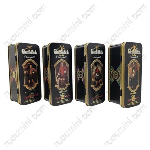 PK-022 GLENFIDDICH miniature TIN BOX SET ( no bottle inside) , very nice