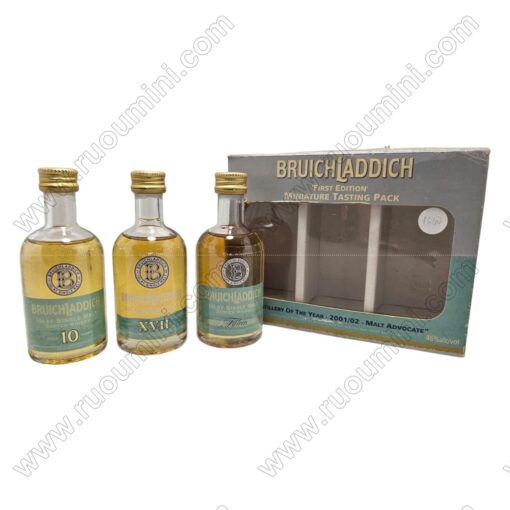 WH-BRUI-001 BRUILLADDICH  SET 10 15 17 YO whisky, miniature - Hình ảnh 2