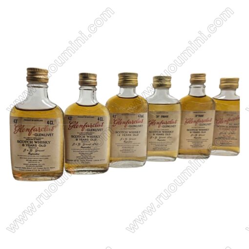 WH-GFC-010 RARE Glenfarclas flask set, HARD TO FIND , miniature - Hình ảnh 2
