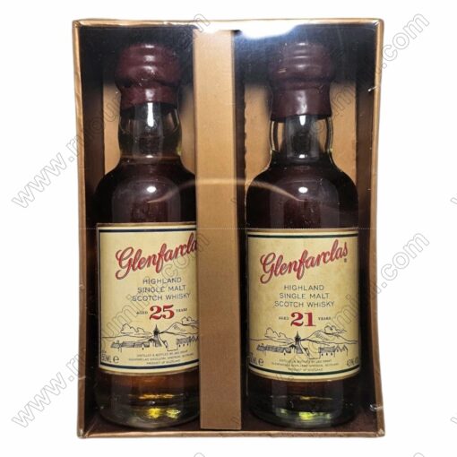 WH-GFC-012 RARE Glenfarclas 21 & 25 yo set, , hard to find