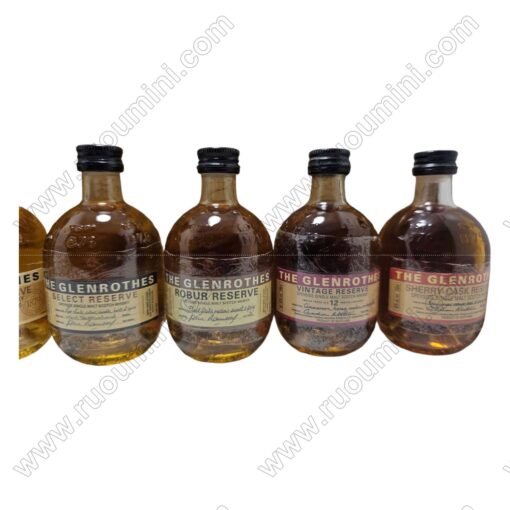 WH-GLR-006 GLENROTHES SET HARD TO FIND  , miniature BOTTLES - Hình ảnh 2