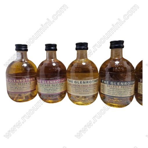 WH-GLR-006 GLENROTHES SET HARD TO FIND  , miniature BOTTLES - Hình ảnh 3