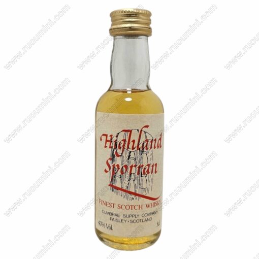 WH-HIG-001 HIGHLAND SPORRAN whisky , miniature