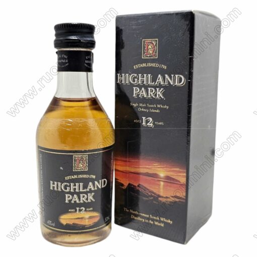 WH-HLP-009 Highland Park 12 yo mini bottle, old version