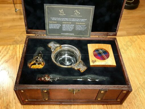 WH-MAC-008 Mini Macallan 18 YO extra rare limited 20 set, 4th anniversary SLC, - Hình ảnh 3