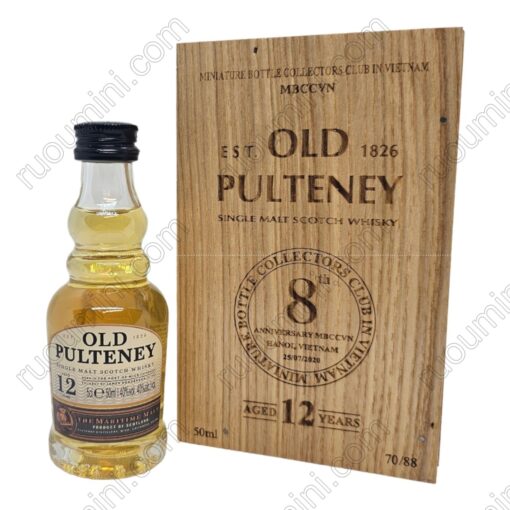 WH-OP-001 Old Pulteney 12 YO 8th Vietnam mini bottles club