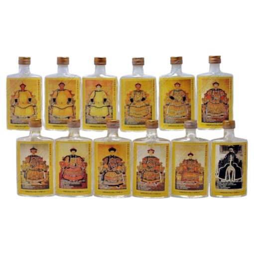 CN-092 Extra rare Chinese mini bottle set 12 Chinese Kings 50ml